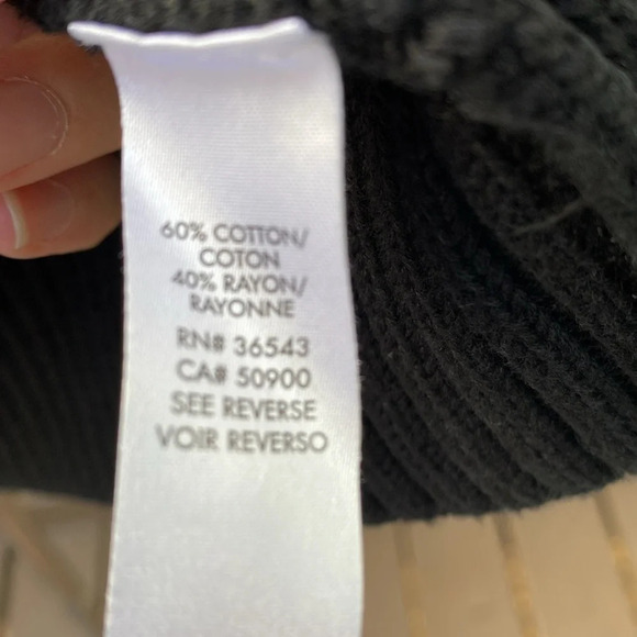 🌸Calvin Klein long cardigan with tie waist in black - Picture 9 of 10